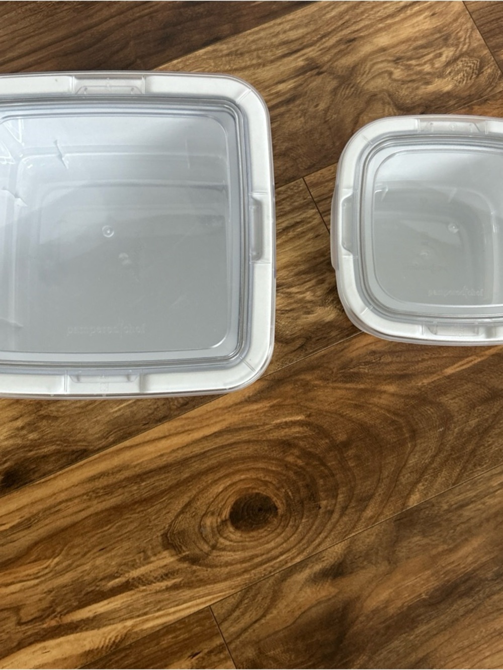 Pampered Chef Cool & Serve Containers 2.5 Qt & 1 Qt Set #100091 & # 100090 - Picture 8 of 8